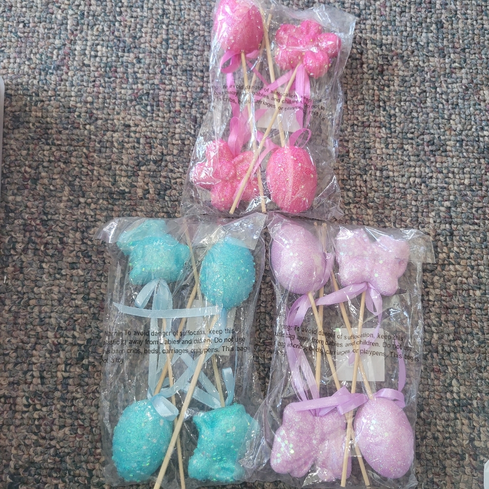 🔥5/$20 Packs of 3 decorative picks for Easter